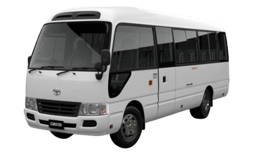 Book Toyota Coaster for Umrah now